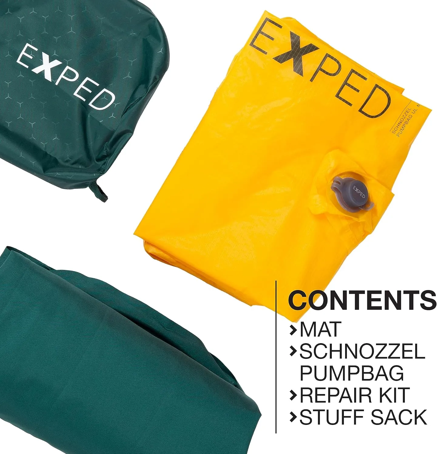 Exped Dura 5R | Abrasion Resistant | Insulated and Comfortable | -5 Degree Sleeping Pad for Two, Cypress, Duo Long Wide