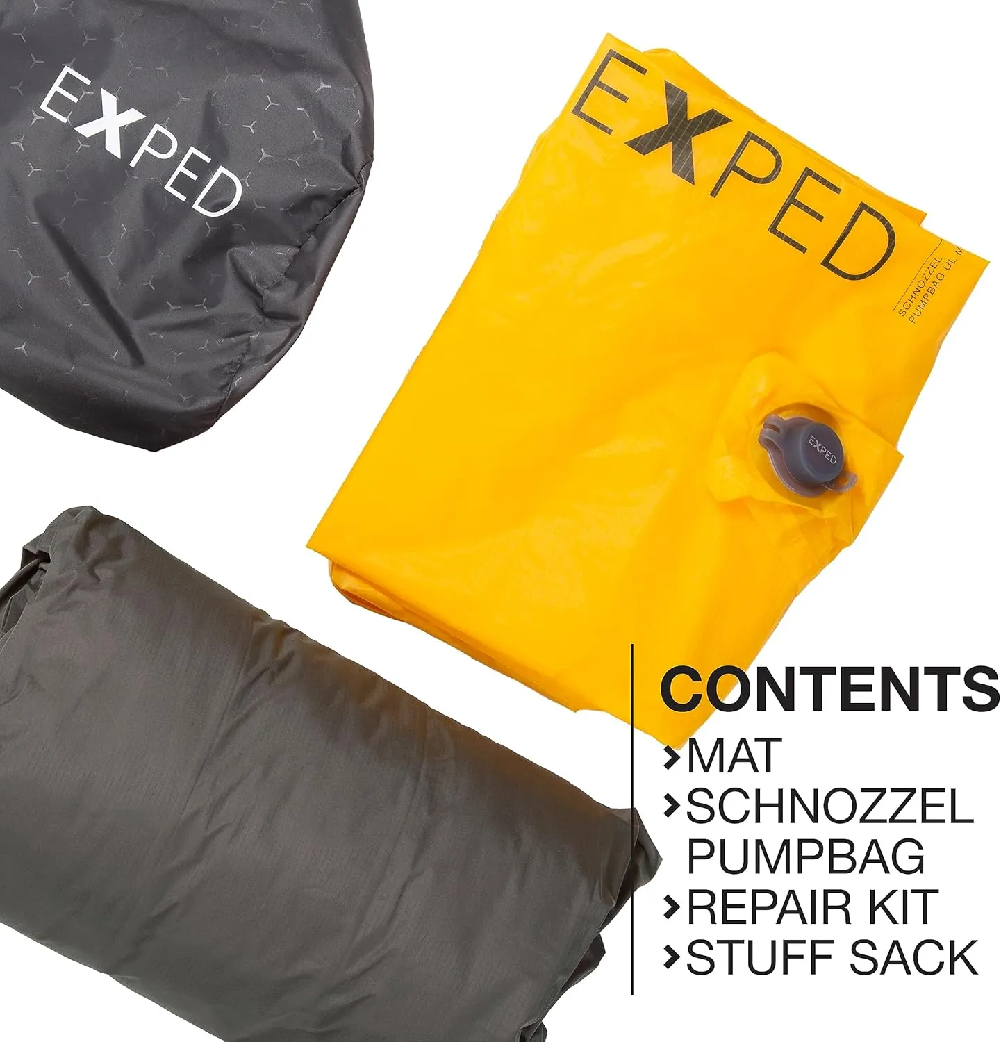 Exped Dura 8R | Abrasion Resistant | Insulated and Comfortable | -40 Degree Sleeping Pad, Charcoal, Long Wide