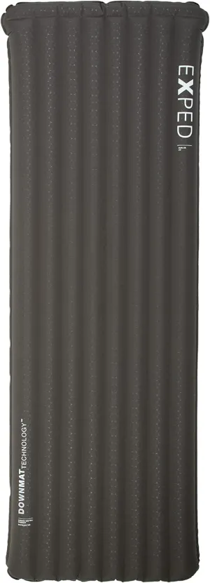 Exped Dura 8R | Abrasion Resistant | Insulated and Comfortable | -40 Degree Sleeping Pad, Charcoal, Long Wide