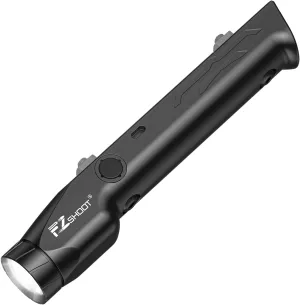 EZshoot 1700 Lumens Tactical Flashlight with High Brightness, Magnetic Rechargeable Tactical Flashlight with Strobe Mode high Lumen