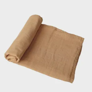 Fall Yellow Muslin Swaddle