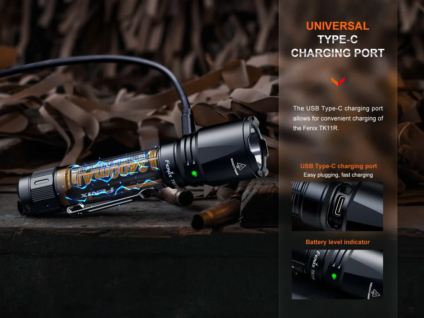 Fenix TK11R Compact Tactical Flashlight