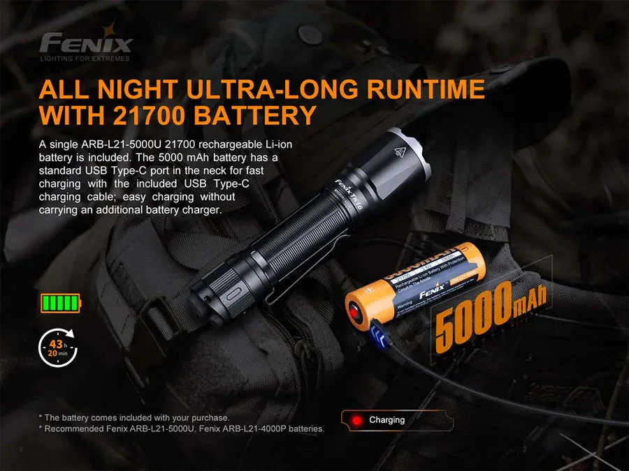 Fenix TK16 V2.0 Rechargeable Tactical Flashlight