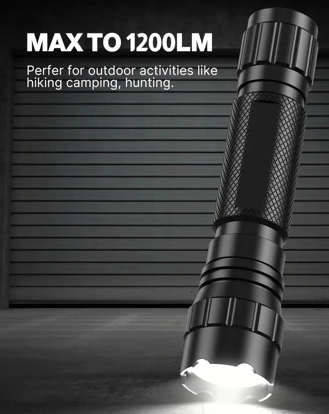 Feyachi FL17 Weapon Light - 1200 Lumen Tactical Flashlight