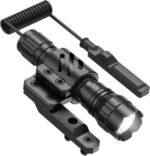 Feyachi Tactical Flashlight LED Weapon Light 1200 Lumen with Picatinny/M Lock Rail Mount and Pressure Switch Included