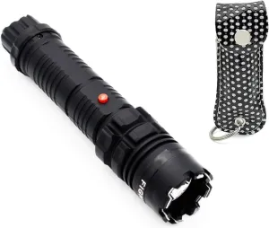 Fightsense LED Tactical Flashlight Stun Gun Pepper Spray Combo Pack for Women self Defense