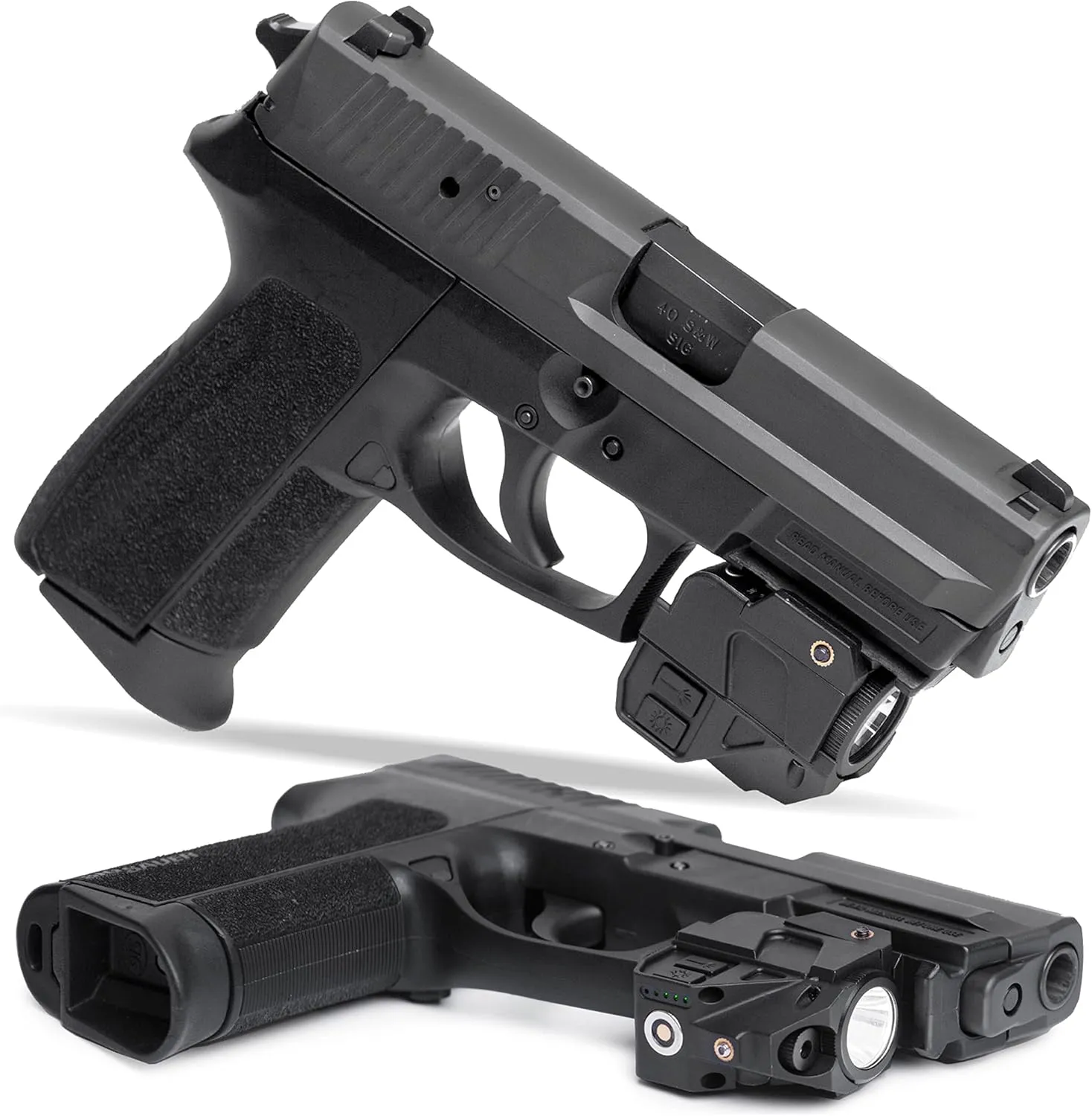 Firefly V2 Flashlight Laser Sight | Strobe Function | Combat Veteran Owned Company | Pistols | Rifles | 220 Lumens | Magnetic Charging | Laser Flashlight Combo for Handgun Pistol Hand Gun | Gun Light