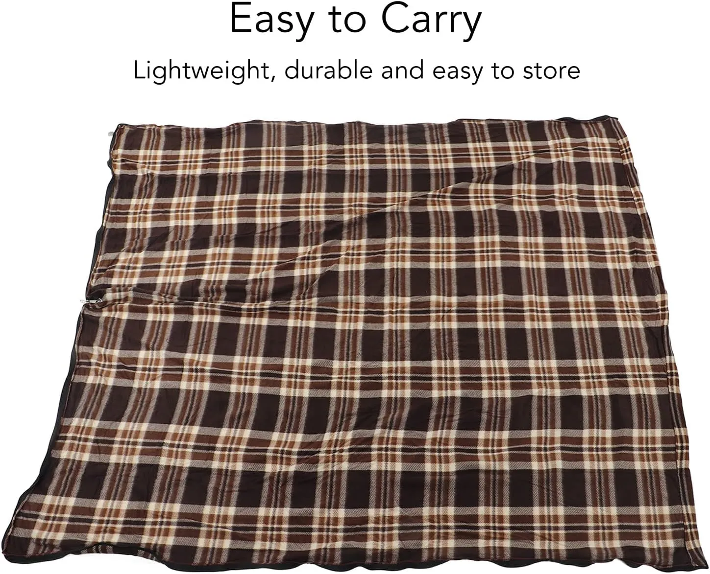 Fleece Sleeping Bag for Camping and Hiking, Lightweight and Portable, Warm and Skin Friendly, Easy to Store, Ideal for Adults and Outdoor Lovers
