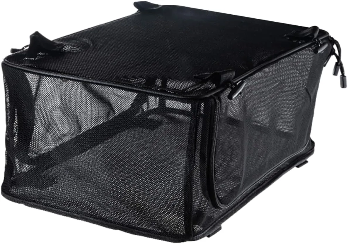 Folding Cutlery Pouch Outdoor Camping Tableware Bag Versatile Organizer for Picnic Hiking BBQ Mesh Design for Easy Storage Transport