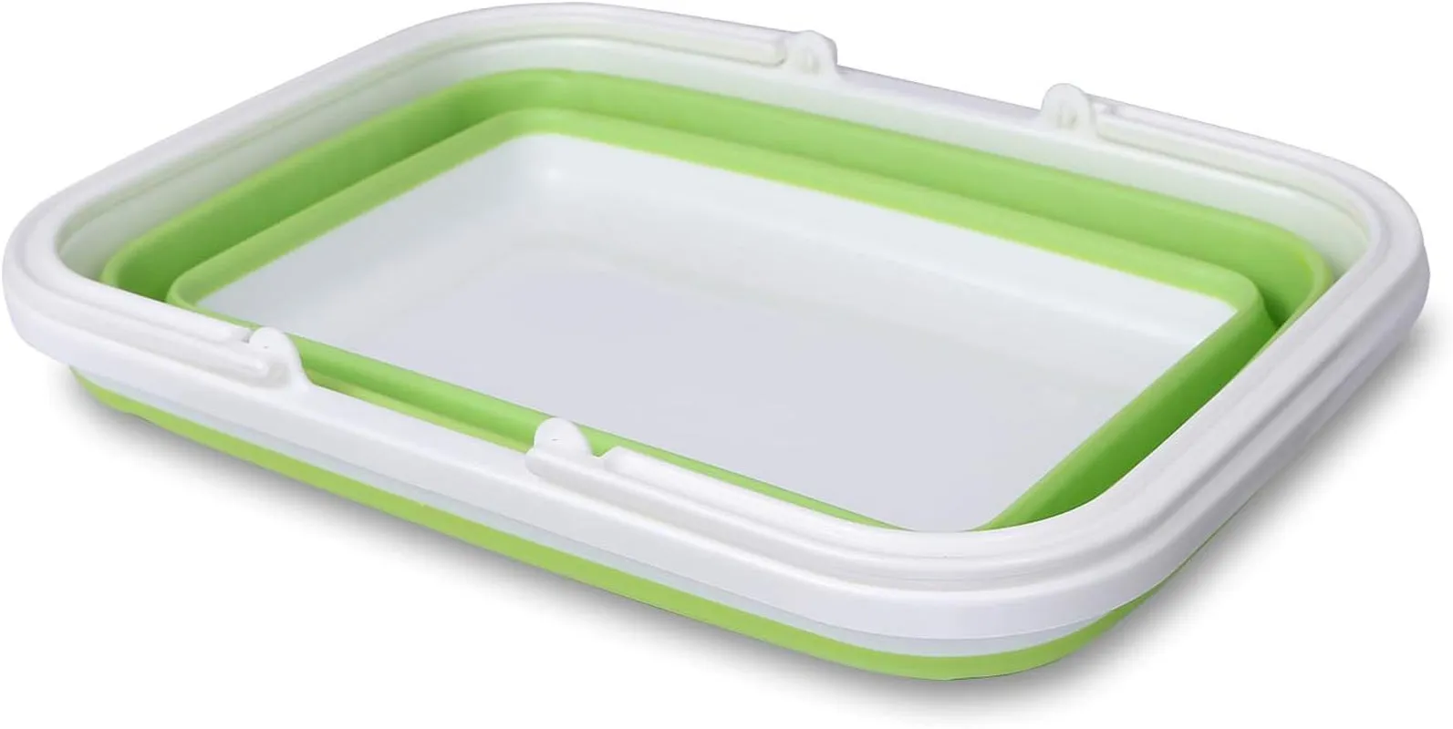 for Grey Collapsible Pack Sink, Camping with Basin 2.37Gal/9L Best deal and Wash Green Express delivery Handle 2 Hiking Portable Home, and Camping