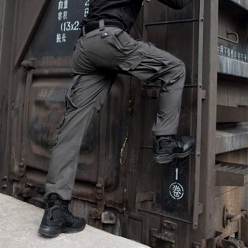 FREE SOLDIER Men's Cargo Pants,Tactical Pants for Men Stretch,Durable Ripstop EDC Work Pants for Hiking