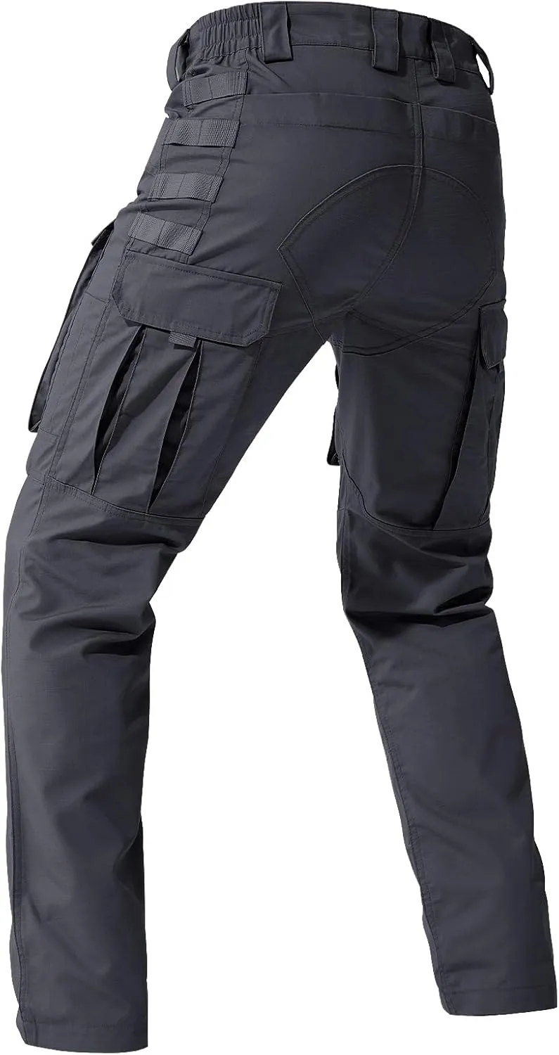 FREE SOLDIER Men's Cargo Pants,Tactical Pants for Men Stretch,Durable Ripstop EDC Work Pants for Hiking