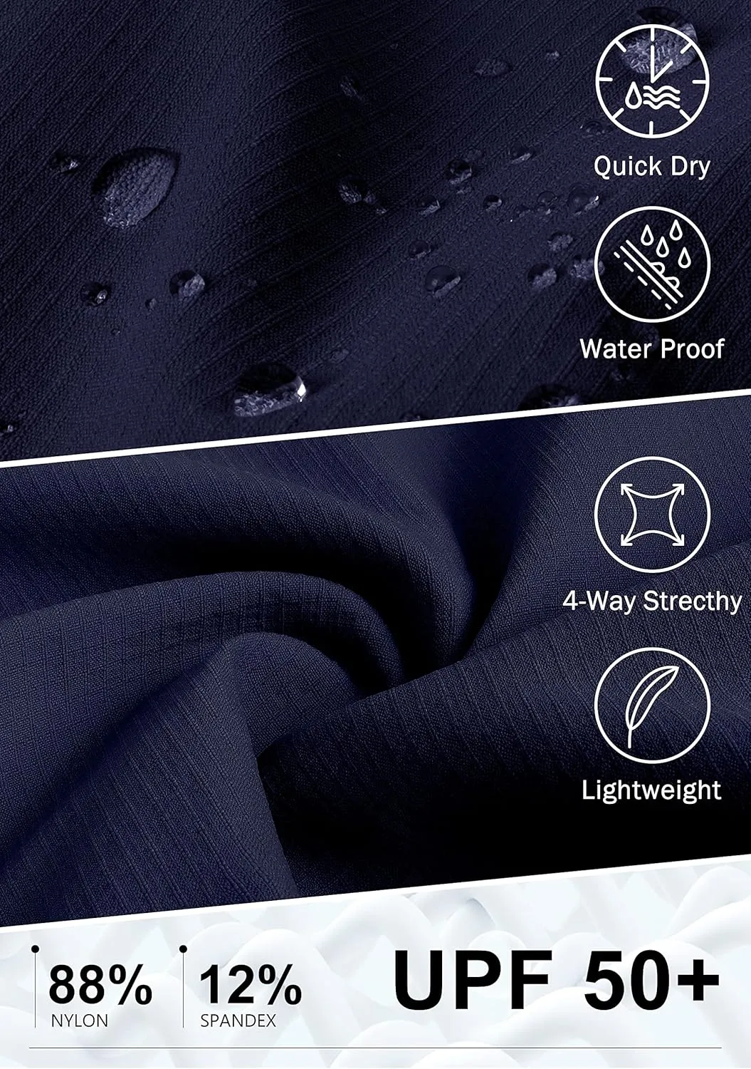 G Gradual Men's Hiking Cargo Pants Water Resistant Quick Dry Lightweight Outdoor Tactical Pants for Men with Multi Pocket