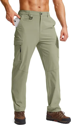 G Gradual Men's Hiking Cargo Pants Water Resistant Quick Dry Lightweight Outdoor Tactical Pants for Men with Multi Pocket