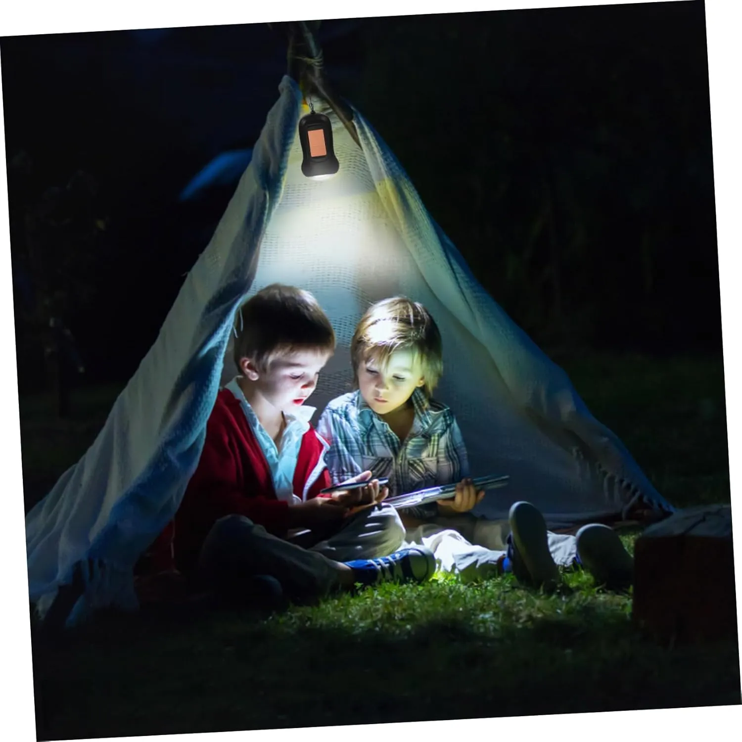 Gadpiparty 2pcs Hand Crank Solar Powered Emergency Flashlight Ergonomic Led Outdoor Light Three Bright Beads for Camping Home Office and Car Use and