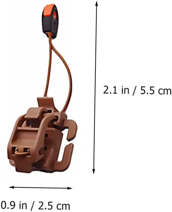 GANAZONO Back Hanger Storage Hanging Buckle Seat Rechargeable Outdoor Gear Holder Bear LED Flashlight