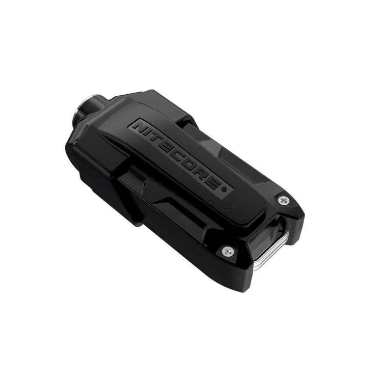 Gift Set TIP Metal Micro USB Rechargeable Key Button Light   Clip mini EDC small Flashlight
