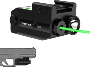 Gmconn Rechargeable Green/Blue/Red/IR/Purple Beam, Low Profile Beams Compatible with 21MM Rail