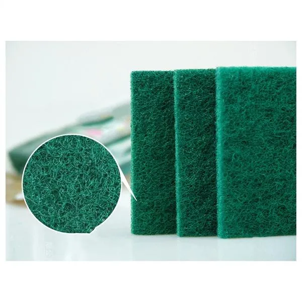 Green Kitchen Scrubber Pads for Utensils and Tiles