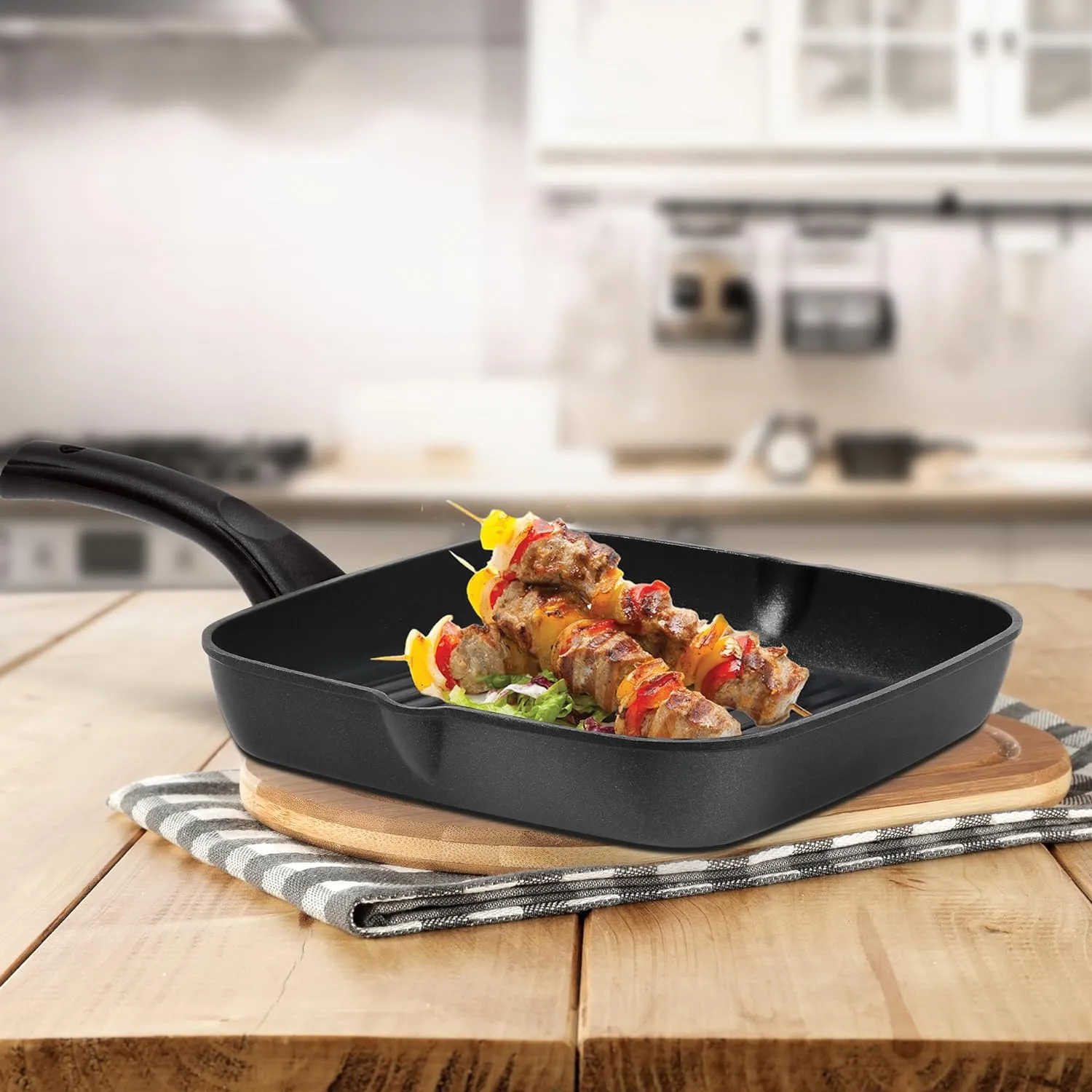 Grill Pan Induction Die Cast (Milton Procook)