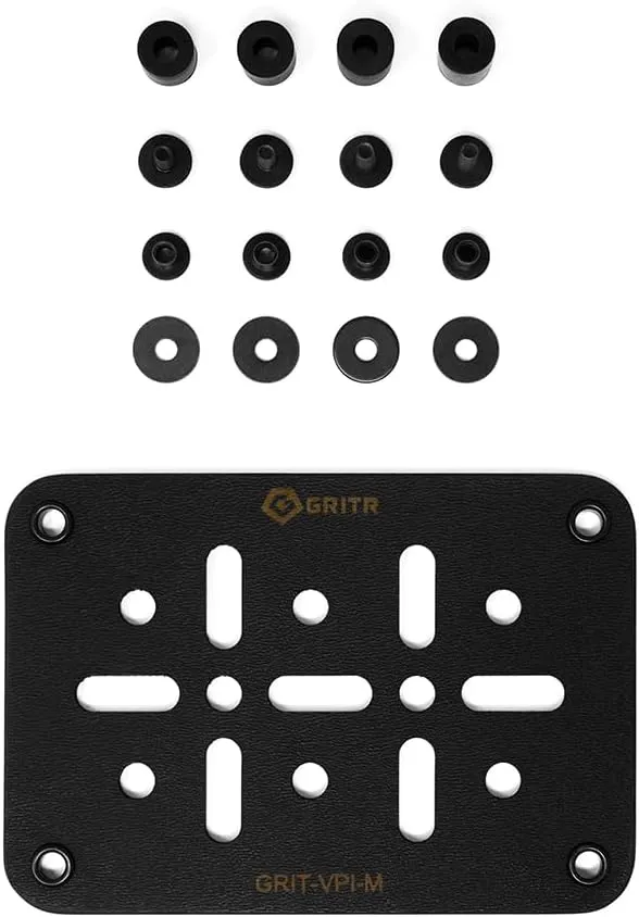 GRITR Kydex Hook & Loop Panel Insert for Holsters, EDC Organizer for Military Gear & Tactical Equipment, Rigid Hook and Loop Panel Backpack Insert w/Hardware Kit