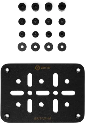 GRITR Kydex Hook & Loop Panel Insert for Holsters, EDC Organizer for Military Gear & Tactical Equipment, Rigid Hook and Loop Panel Backpack Insert w/Hardware Kit