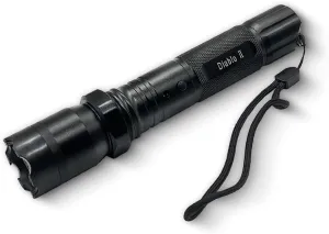 Guard Dog Security Diablo 2 Tactical Stun Gun For Self Defense with LED Flashlight for Men, Women, Police Strength Power, Concealed Technology, Rechargeable Battery, Free Holster, Car Charger Included