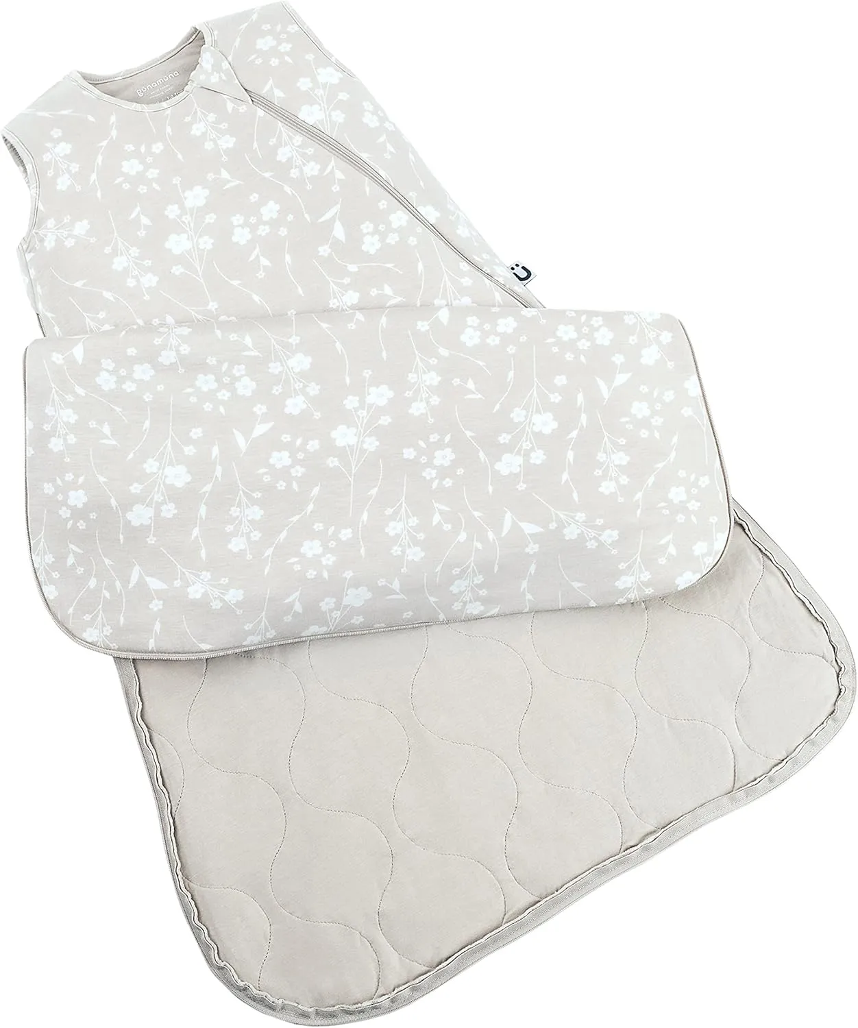 GUNAMUNA günamüna Unisex Baby, Toddler Wearable Blanket, Sleeping Bag Bamboo Rayon, Sleep Sack with Diaper Zipper, 1.0 TOG
