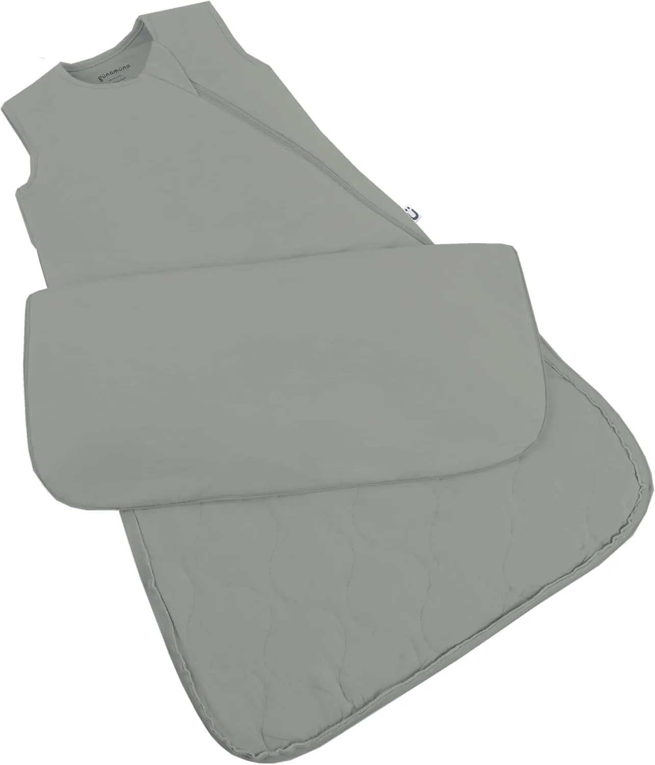 GUNAMUNA günamüna Unisex Baby, Toddler Wearable Blanket, Sleeping Bag Bamboo Rayon, Sleep Sack with Diaper Zipper, 1.0 TOG