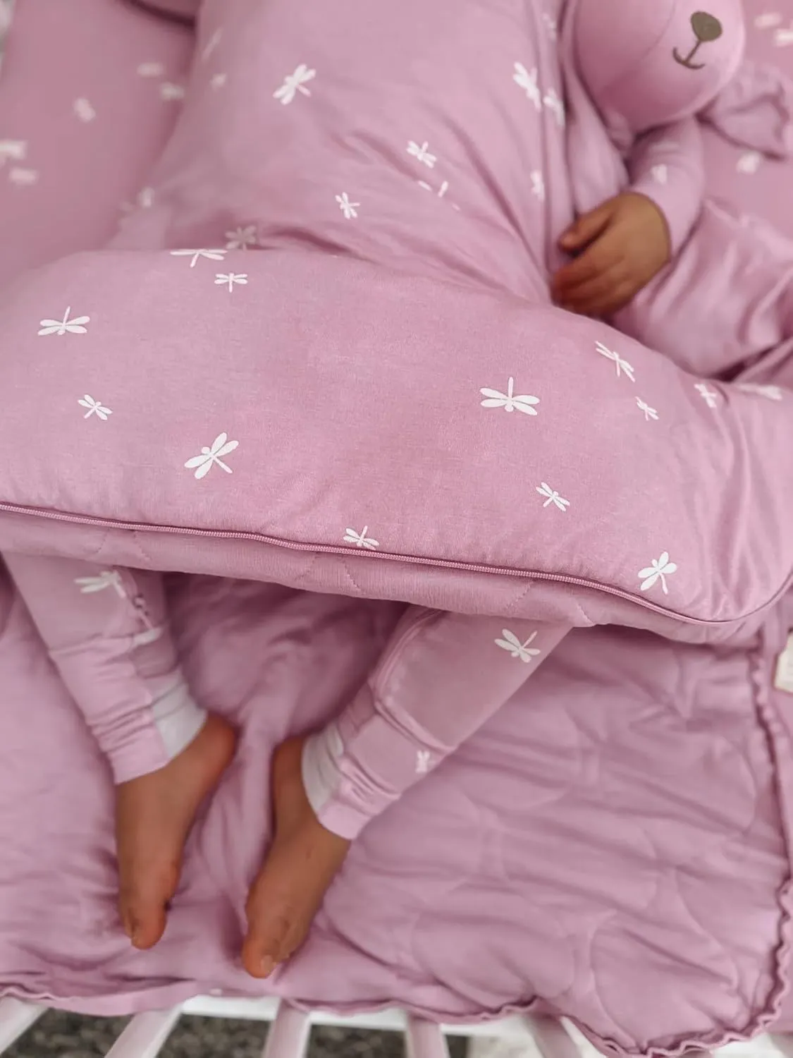 GUNAMUNA günamüna Unisex Baby, Toddler Wearable Blanket, Sleeping Bag Bamboo Rayon, Sleep Sack with Diaper Zipper, 1.0 TOG