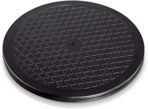 Hama - Universal Round Swivel Platform, 40 cm, Load 100 kg (Ideal for TV, Speakers, Monitors and Cookware), Black