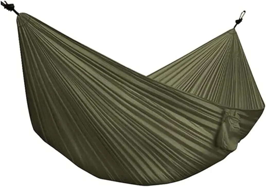 Hammock Double & Single Hammock Portable Nylon Parachute Hammocks Swing for Indoor Outdoor Garden Hiking Travel Backpacking Portable Hammock