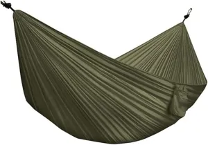 Hammock Double & Single Hammock Portable Nylon Parachute Hammocks Swing for Indoor Outdoor Garden Hiking Travel Backpacking Portable Hammock