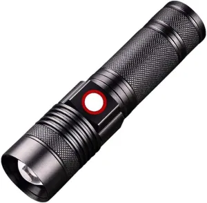 Handheld LED Flashlights Super Bright Tactical Flashlight Zoomable High Lumen Torch Light for Outdoor Cycling Hiking Camping Emergency