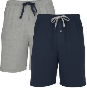 Hanes Mens 2 Pack Cotton Sleep Short, 7.5" Inseam, Comfortable and Breathable, Assorted Colors