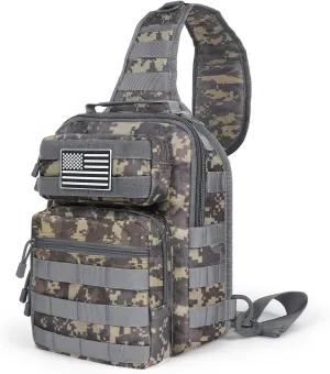 HAOMUK Tactical Sling Bag Backpack Military Rover Shoulder Sling Pack Small EDC Crossbody Chest Bag for Men