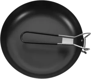 Happyyami Camping Cookware Set Portable Non-Stick Pan Iron Cooking Pot Perfect for Hiking and Picnics
