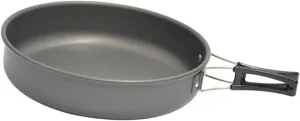 Happyyami Outdoor Non-stick Aluminum Cookware Portable Cooking Pot Frying Pan for Camping Practical for Hiking and Outdoor Adventures
