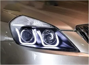 Headlamp assembly Car Headlights Compatible For Buick Excelle LED Headlights 2008-2016 Head Lamp Car Styling DRL Signal Projector Lens Automotive Accessories