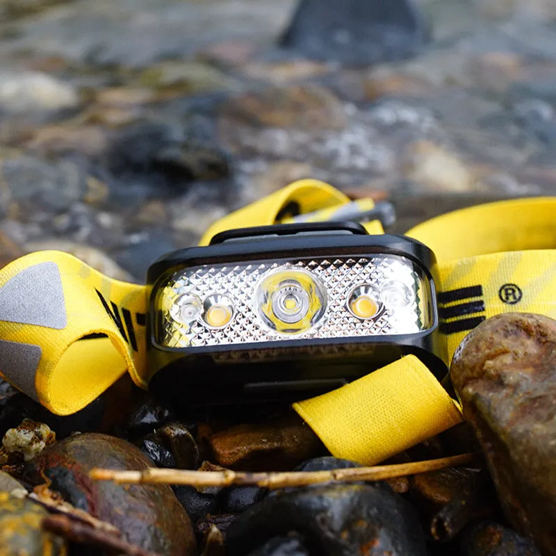 Headlamp Direct Charge, Multifunctional Portable Night Running Light for Mountaineering and Fishing