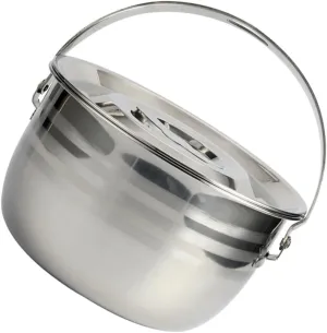Healifty 1pc High Capacity Non Stick Stew Pot Soup Pan for Home Camping Thick Design for Even Heating Cooking for All Food Types
