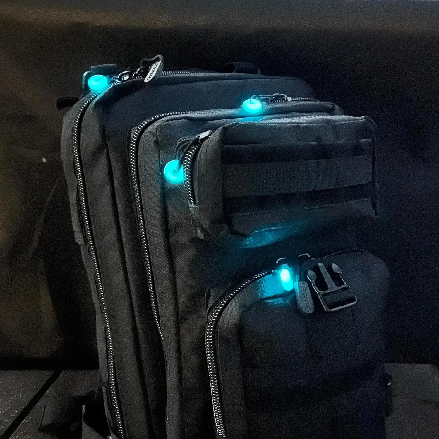 High Brightness Glow Washers, Use for Zipper pulls on Tactical Packs, Tent Camping, Night time Running Shoes, Key fobs, Fishing, Hunting, EMT Equipment, Pets.
