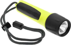 High Visibility Yellow 6-1/2" Long Tactical Waterproof LED Flashlight