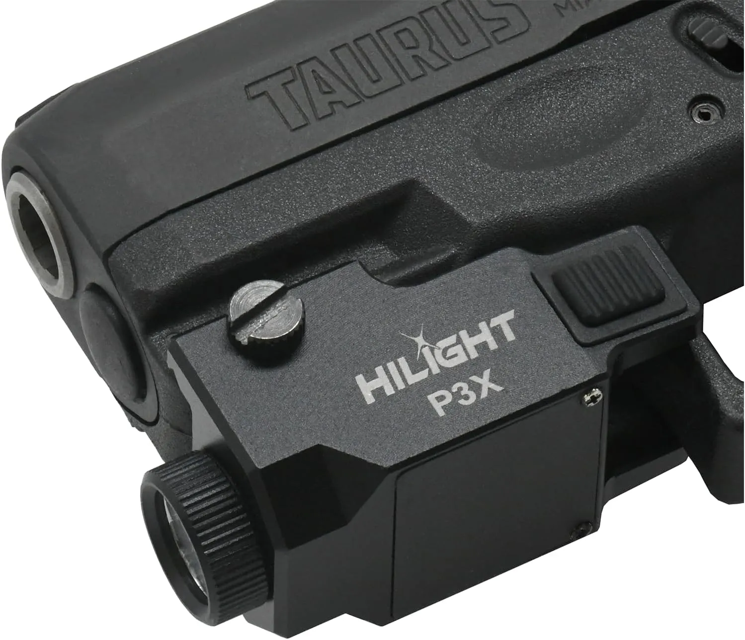 HiLight - Tactical P3X - 500 Lumens Strobe CREE XM-L2 LED Flashlight with Rechargeable Battery - Handheld/Rail Mount Light & Precision Laser Class of IIIA