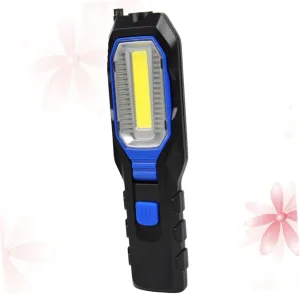 Homoyoyo Magnetic Flashlight Rechargeable Cob Led Work Lamp Inspection Torch Portable for Emergency Lighting Random