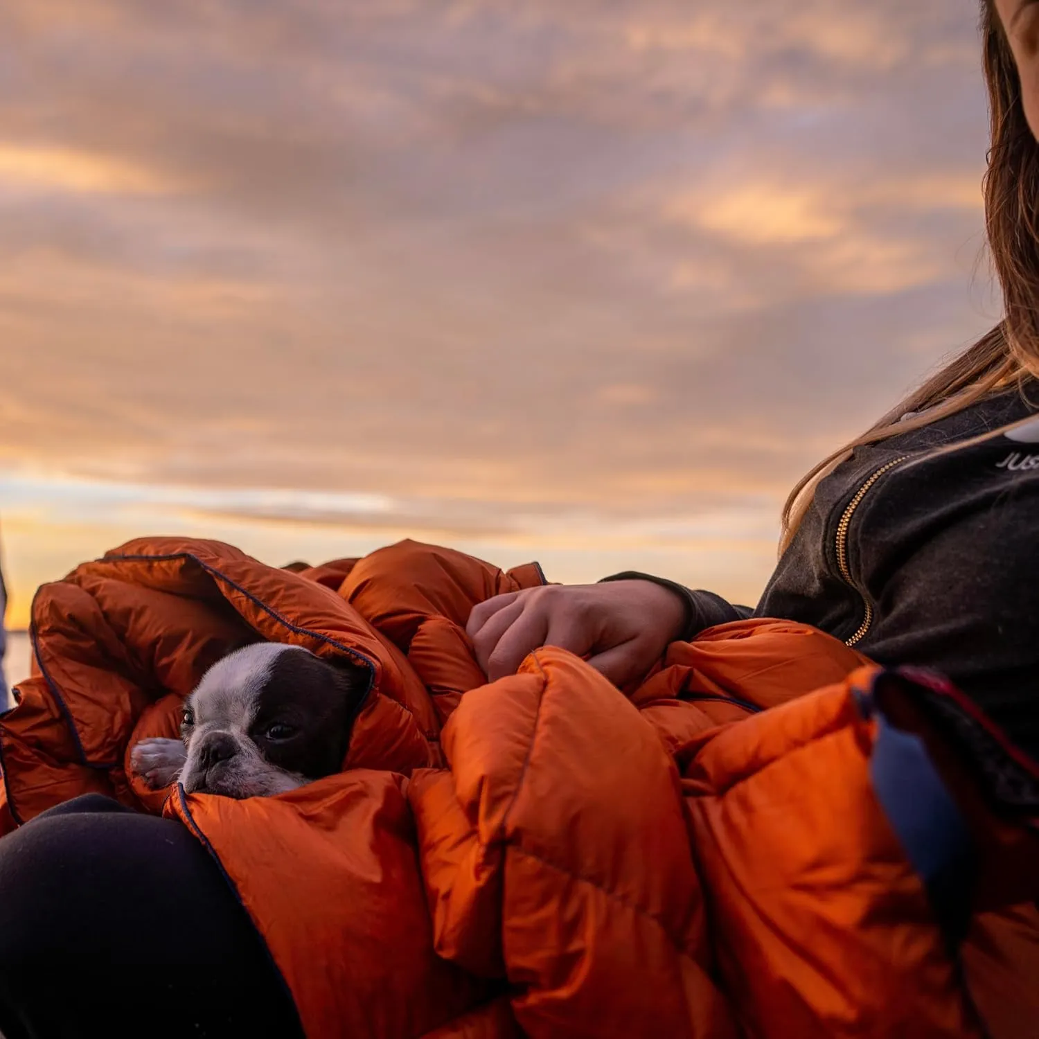 Horizon Hound Down Camping Blanket - Outdoor Travel Quilt | Sustainable, Insulated, Lightweight & Warm Gear for Sleep, Camping, Stadium, Hiking & Festivals | Water Resistant, Packable & Compact