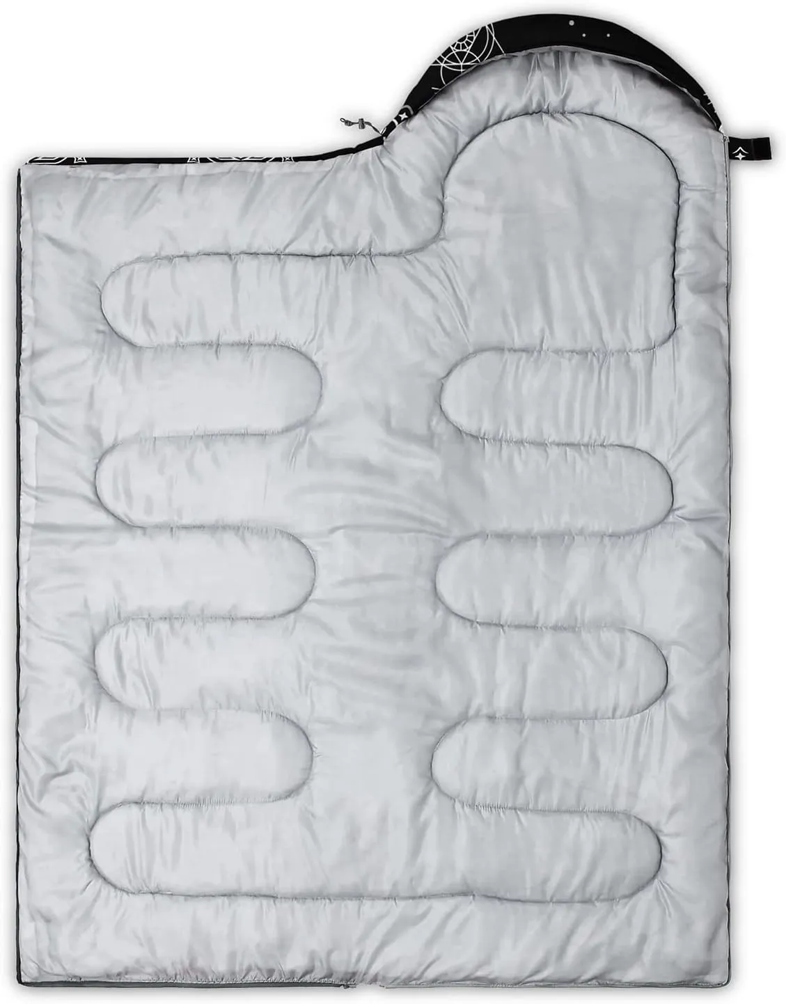 HOSIMA Butterfly Sleeping Bags for Adults and Kids for Camping,Black Gothic Ultralight Sleeping Bag for Cold Weather Summer.