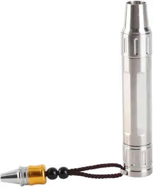 Jewelry Identification Flashlight | Portable Gem & Jade Tester Torch | Mini LED Flashlight for Indoor/Outdoor Use | 5mm Spot Head, Rechargeable Battery Operated (Not Included) (White Light)