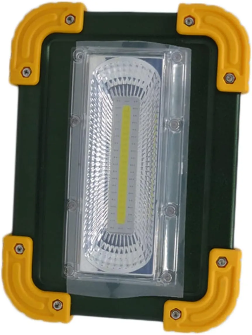 jojofuny Searchlight Flashlight 30w Outdoor Camping Light Solar-Powered Emergency Lamp for Hiking Outdoor Home and Travel