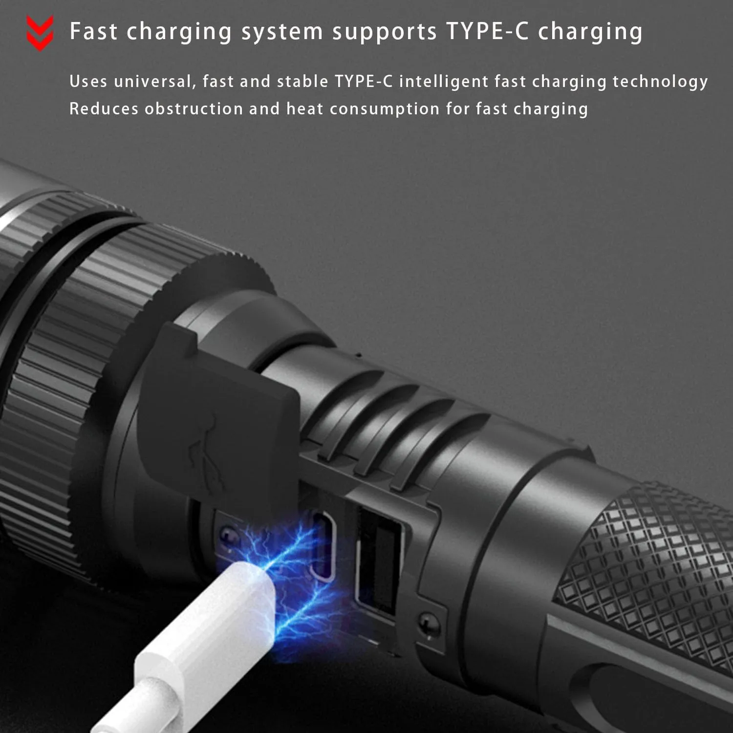 Juyafio Powerful Flashlight 150000 Lumens, USB Rechargeable Waterproof, The Ultimate Survival Flashlight, Super Powerful Brightest Led Flashlight, Zoomable for Hiking (1, Black, 6.6in*1.1in*1.57in)